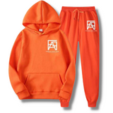 Dripped in FAVOUR - Orange Logo Sweatsuit